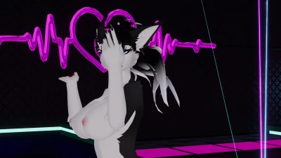 VRChat Furry MMD - (Не) Демон с DarkWolf 【1440p 60fps】