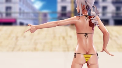 [MMD] Yeah Oh Ahhh Oh! - Kananagi Seiran en Micro Bikini Sexy