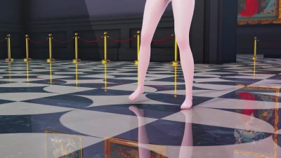 Nekomata Okayu Nude Dance | kirby2019 MMD Hololive VTuber