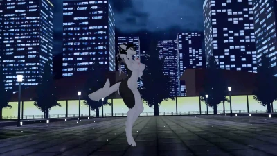 VRChat Furry MMD - Me Desculpa! DarkWolf Nu 1440p 60fps R18