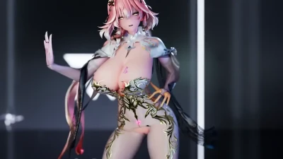 Tsick สวยเซ็กซี่ในถุงน่องขาว Changli - งาน Blender 3D สุดเย้ายวน