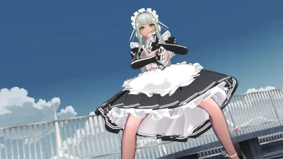 MMD R-18 'メイドさん' TheMagicBomb กับโมเดล A03A สุดเซ็กซี่