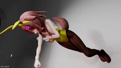 【Blender】Kornoe en Bunnysuit Sexy Bailando Wa Da Da ¡R18!