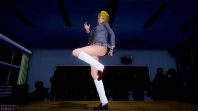 鬼沢天蕾-StickySticky | eeeeeeeeee MikuMikuDance Sensual Video