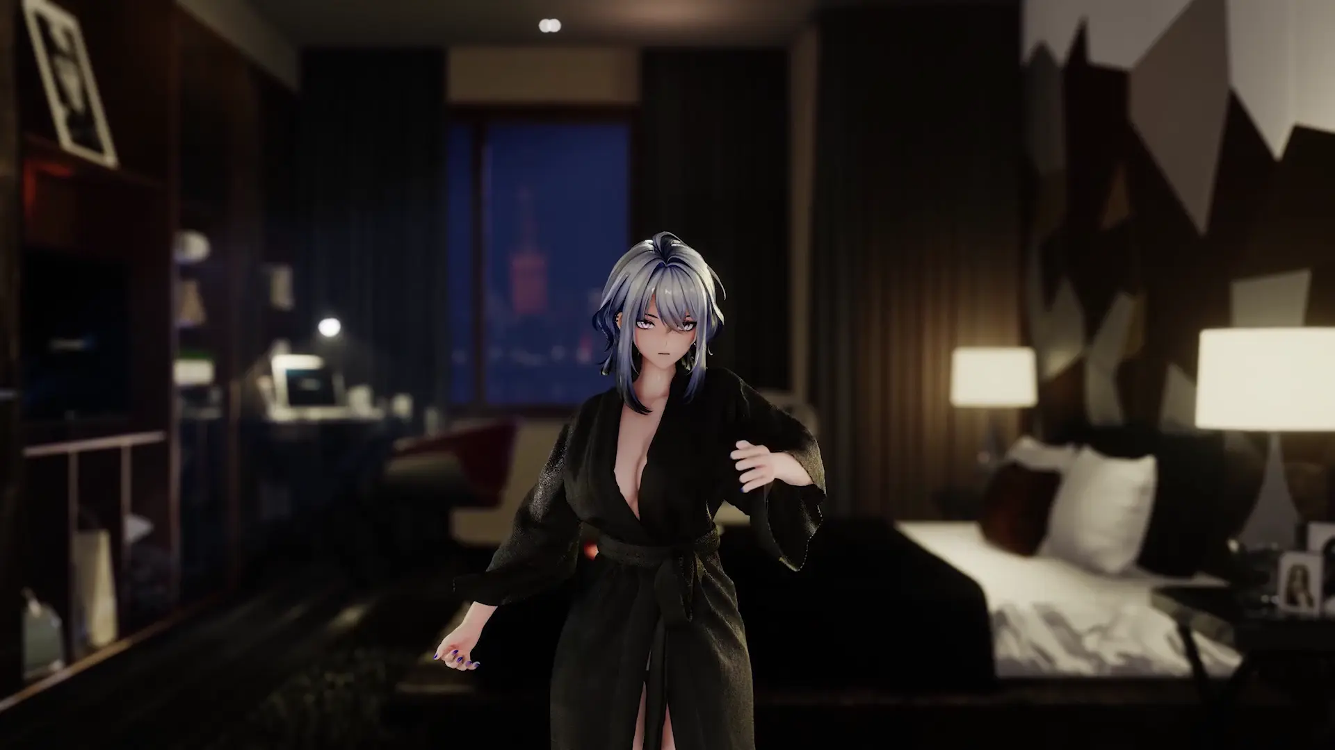 BOP BOP!【鸣潮 (Wuthering Waves) & 嘉贝莉娜 (GALBRENA)】Blender MMD