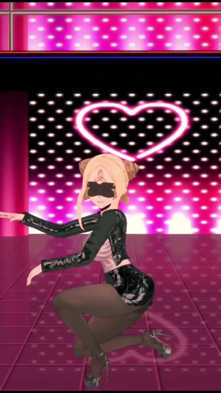 MMD Kun: Baile Sexy en Minifalda, Medias Negras y Tacones