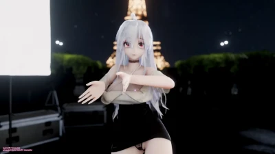 85.Haku-GIRLSET - リトルミス 01musume Blender作品