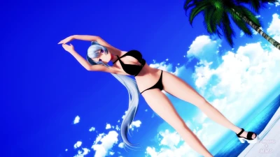 【Sem Nude】P-masu Higuchi Kaede Dança Sexy - Marine Dreamin’ MMD