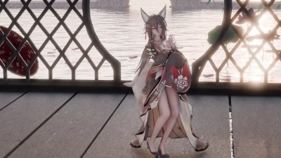 Suzuki em 忘归人 繁花 – Honkai Star Rail Tingyun Blender Explícito