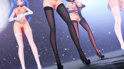 HAKU MIKU LUKA KURUMI TIANYI Conqueror – ดื่มด่ำความเซ็กซี่ feiwu MMD