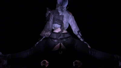 三角洲 巨乳🔥Sexy Ink Cloud Dance ft. 柴郡猫可爱捏 Virt-A-Mate