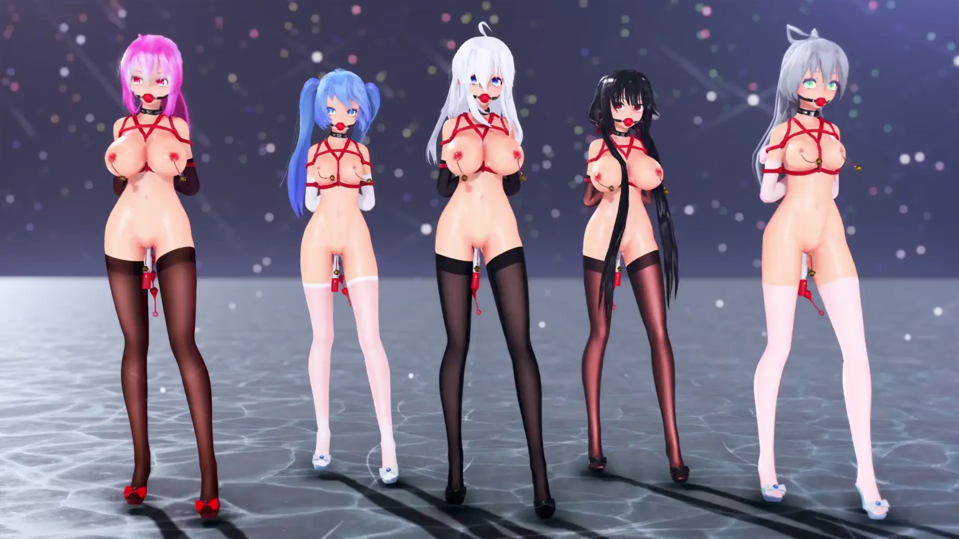 HAKU MIKU LUKA KURUMI TIANYI Conqueror บอนเดจ กล้องนิ่ง