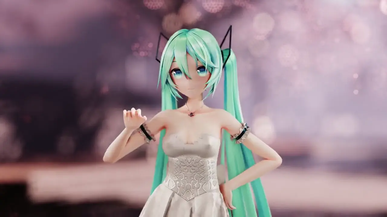 Miku - 愛言葉IV | Stunning Blender 3D Video by QiongYuPo