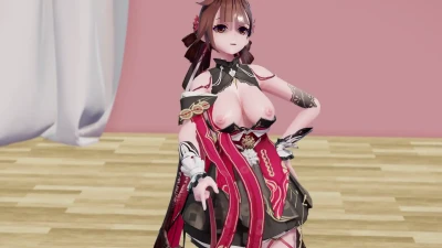[MMD] Li Susang & Kelpie Tanpa Busana | Honkai Impact 3