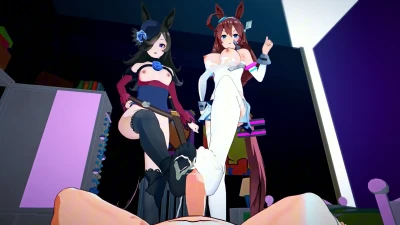 Koikatsu Umamusume Mihono Bourbon + Rice Shower Quente com Torena