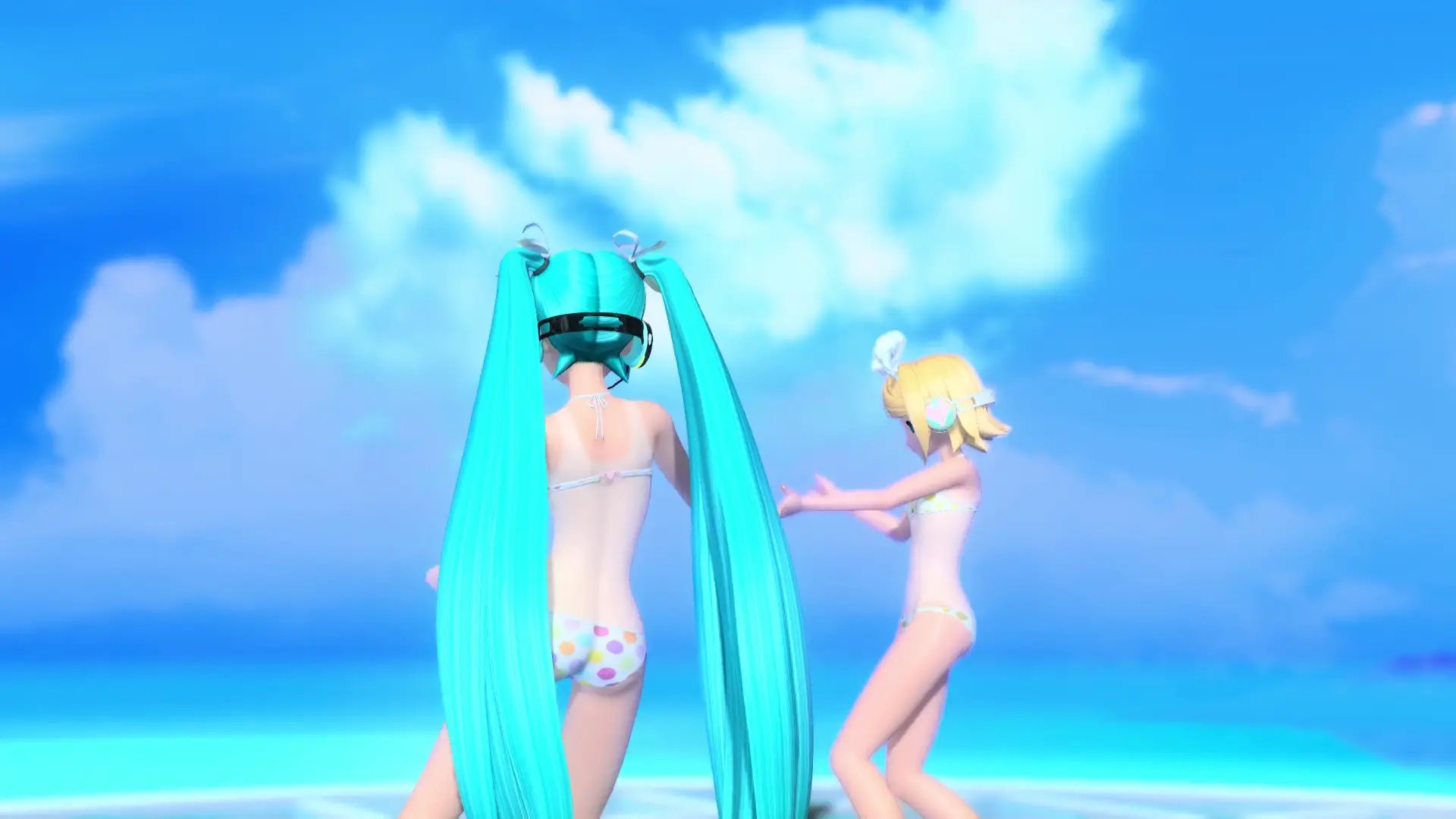 Promise -F2nd Edition- Hatsune Miku e Kagamine Rin Pequenas e Sedutoras