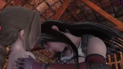 Final Fantasy VII: Тифа и Эрис исследуют новые удовольствия в Голд Соусер - Часть 01