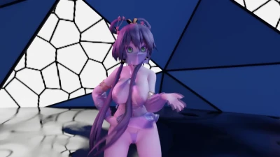 【4K/ฟิสิกส์ผ้า】Luo Tianyi - queencard เซ็กซี่จาก NW·M บน Blender