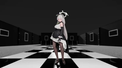 Cherry Sky(Sakurako) โดย ZILOlσmlσm ใน Blue Archive MMD