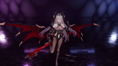 【星の翼】Simone Party Tonight MMD สุดเซ็กซี่ Strip Dance โดย Girlshunter-KEI