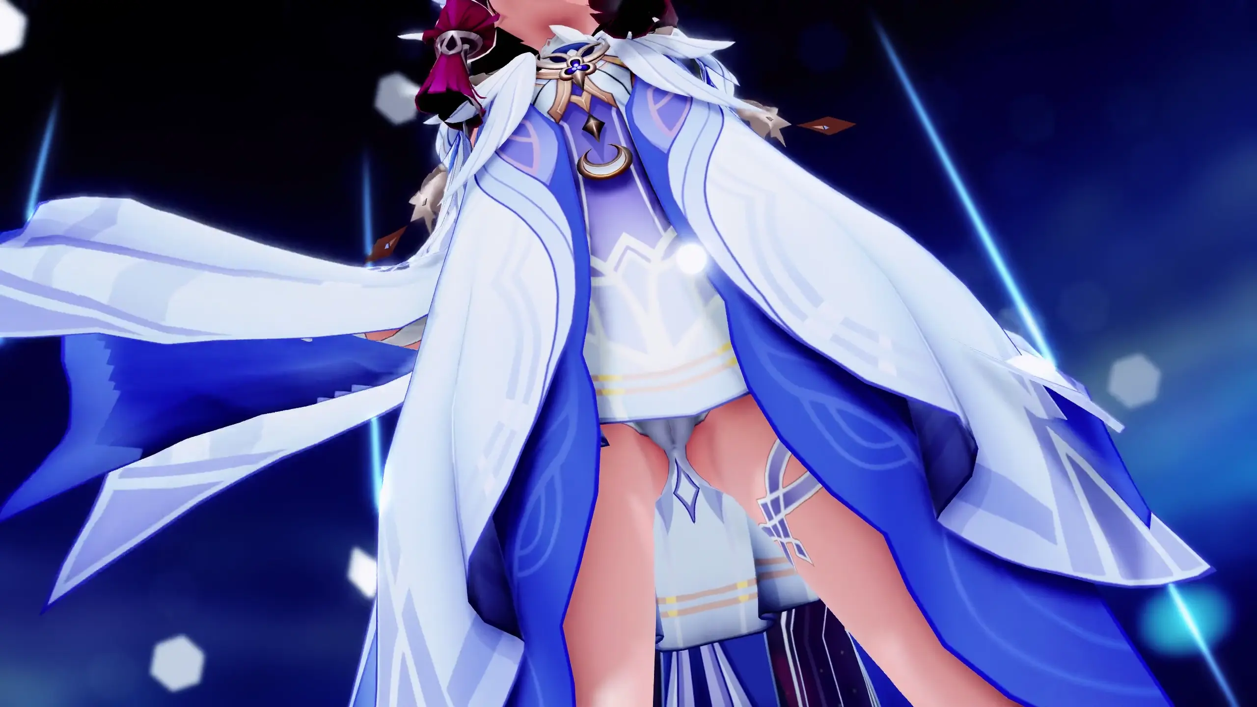 コ〇ンビーナ_サ〇ドローネ_Chocolate Cream bersama Hiyori - Genshin Impact MMD Seksi