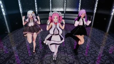 ปาร์ตี้คืนนี้กับ 巨尻3人娘 และ ろいろい, kizuna_akari, Yuzuki Yukari