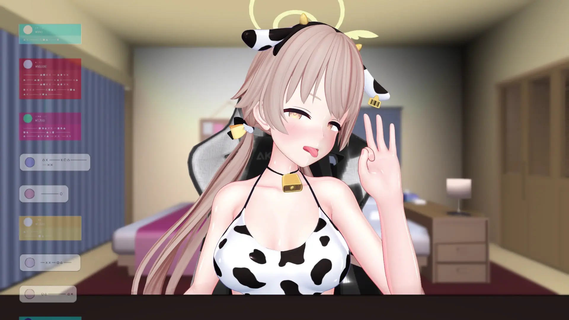 blue archive_Hi〇umi Transmisión Erótica en Vivo por 3mura | MMD