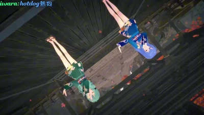 [SexDance05] Date A Live: Doble Descarga Erótica con Yoshino y Natsumi 3P/4P