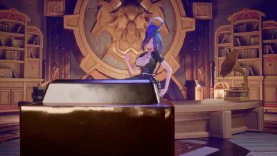 MMD Genshin Impact - Clorinde de Hoyosan no dançante StickySticky