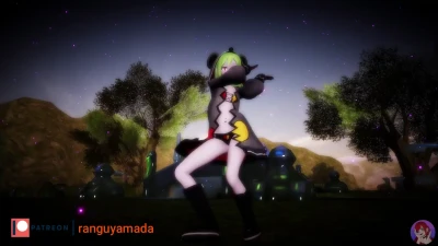 MMD新次元Neptunia Linda與Chewi－Rangu Yamada打造Iris Heart
