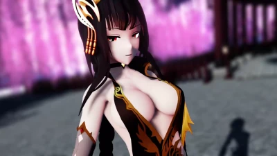 Undressing MMD Shigejii: Kangxi Emperor Dances to Kyokiranbu