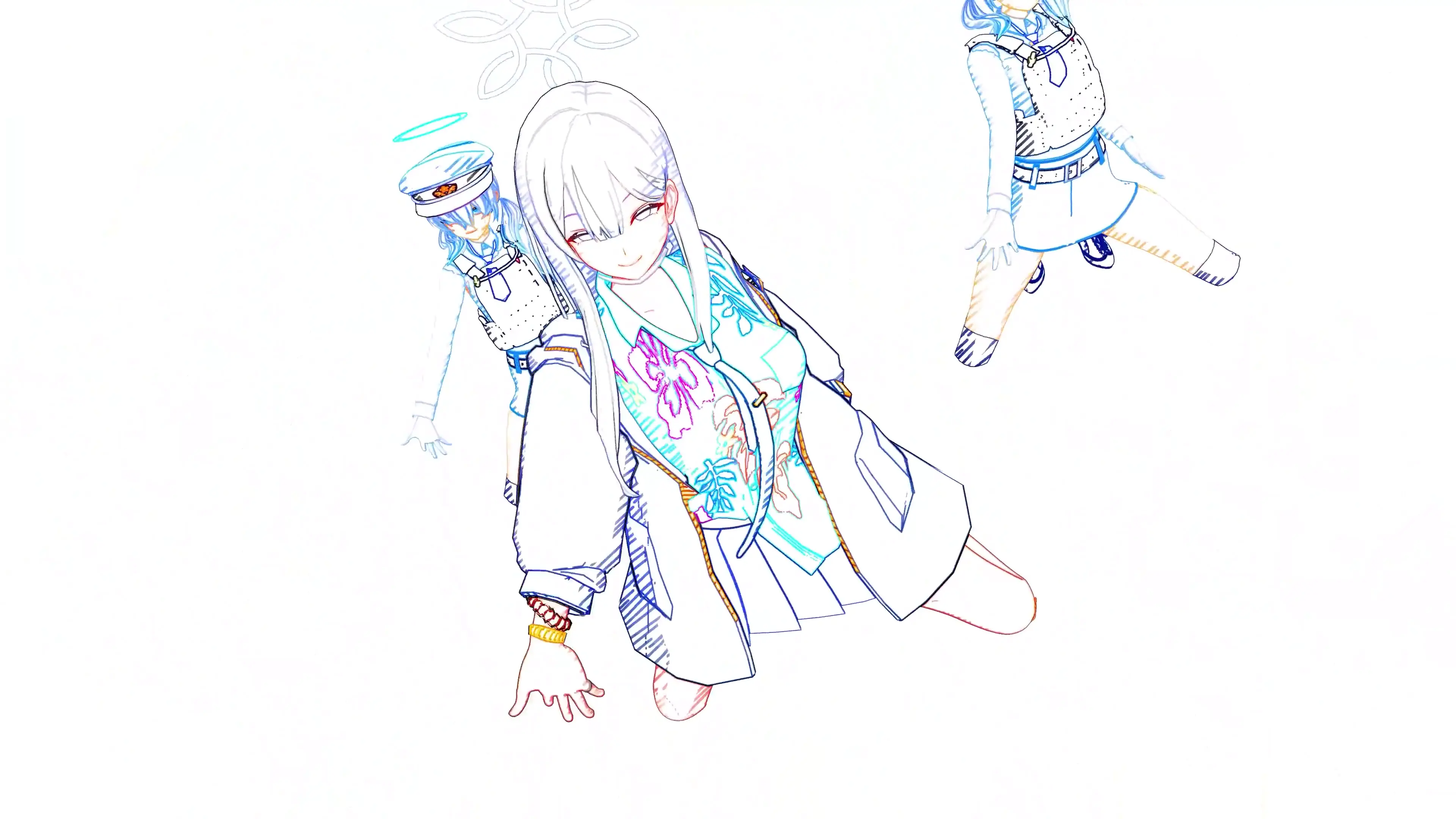 Shima Konoka－她是誰？Blue Archive 白髮 MMD 動畫