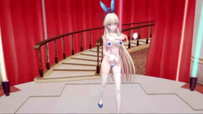 Blue Archive Toki com ハムカツ - Vídeo Koikatsu 3D Quente