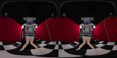 【MMD】【VR180】amnknt熱舞Helltaker，性感腰擺與掀裙秀【VR】