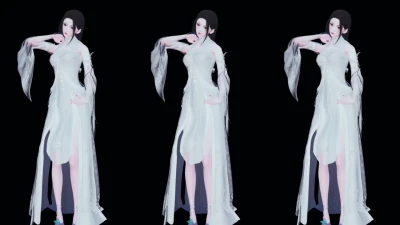 国漫 陆雪琪 Dj抖音風 複数キャラダンス - Honey Select