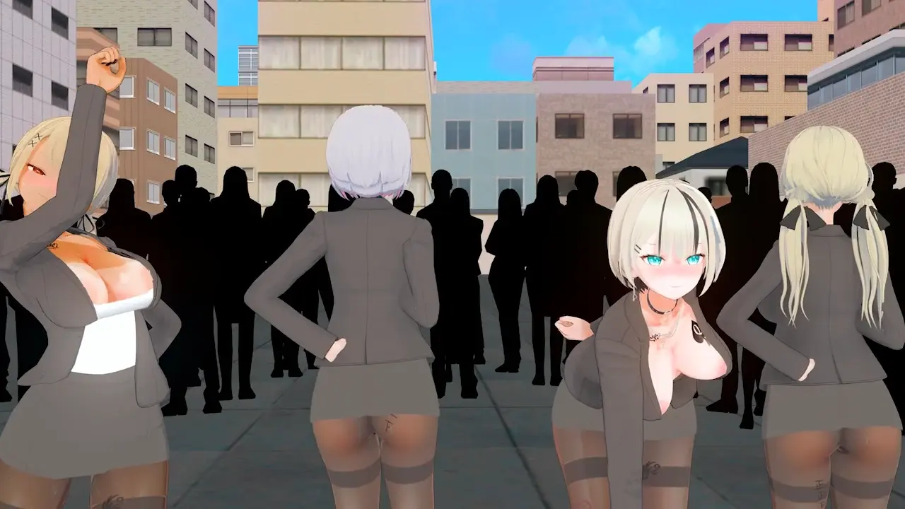 Imparable OL Sexy ls qp mm na tt con Piernas de Infarto: Escuadrón Slender てんほー | Koikatsu