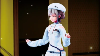 Хиёри в Loop the Room | Эротика Hololive MMD с 轟〇じめ
