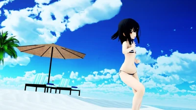 Mi Tiempo Íntimo con 水着美遊 por 帰ってきたtakesiman | Kancolle MMD Hot