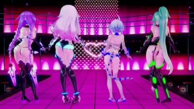 【MMD】【4 Deusas Peitudas】Sir-Tunalot Fantasia do Ghost Dance