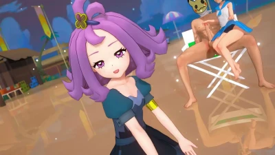 AOA - Cabello Corto: Acerola y Lana Sexy Pokémon Koikatsu