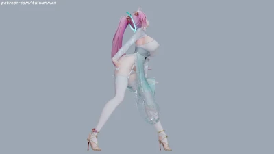 bl210绅士【爱弥斯】STRESS โดย tuiwannian - Blender 3D สวยและเซ็กซี่