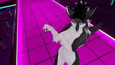 VRChat Furry MMD - Savage с DarkWolf голый 1440p 60fps R18