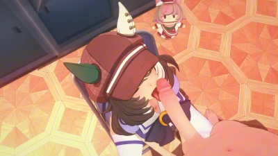 Umamusume - 洛琳軍歌 с 上官詩妤 | Лучшее Koikatsu 3D хентай