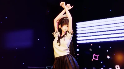 【MMD】Kisaki’s Sexy Black Stocking Dance – Good Luck Groove
