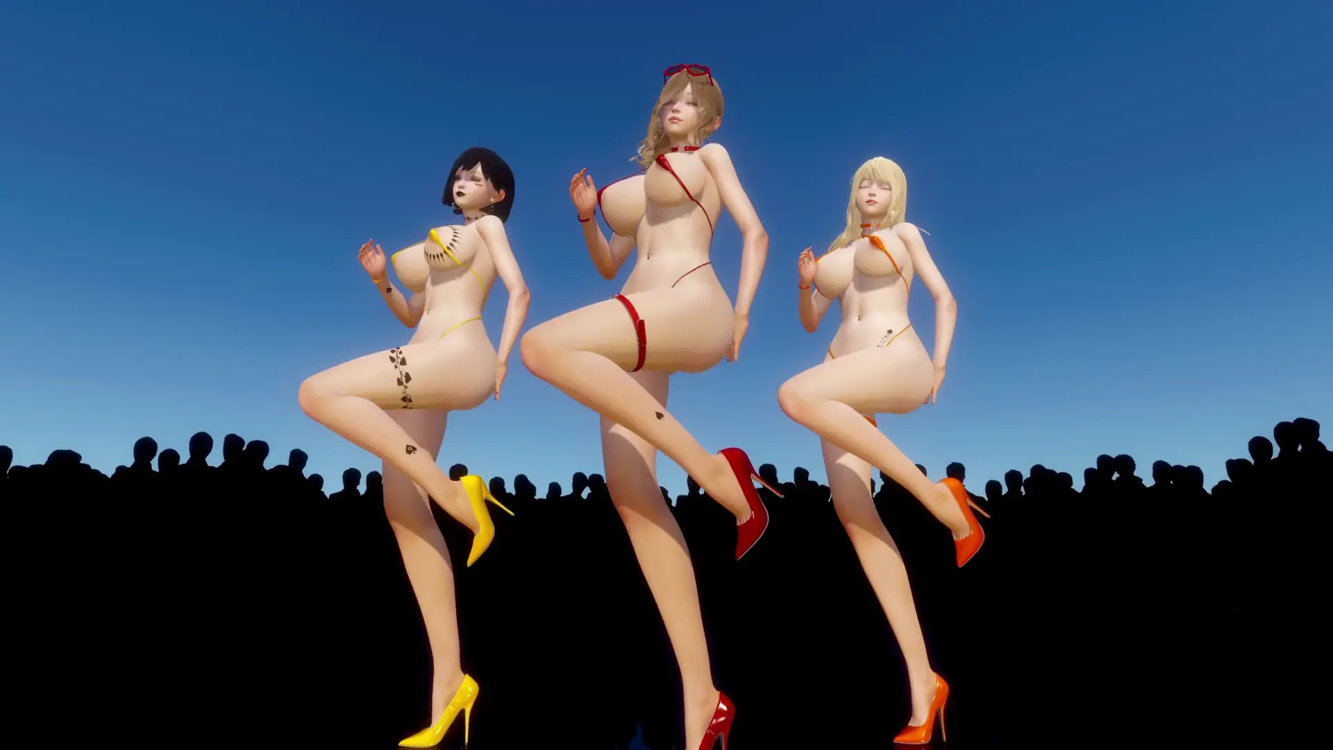 HELLOVENUS - StickySticky Sexy Baile en Tacones y Traje de Baño