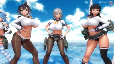 [艦これ] Kagerou-Class 5 - WANNABE | Stunning MMD_type87 Dance