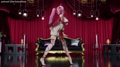 bl专属91b กับ tuiwannian | แอนิเมชัน Blender 3D สวยเซ็กซี่