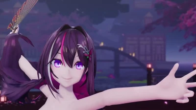 AZKi Menari Nude Senbonzakura | VTuber Seksi oleh kirby2019