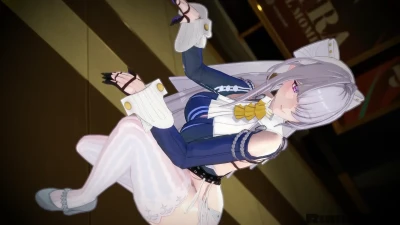 💕Velina - AOA Miniskirt Nude Bunny MicroBikini OfficeSexy 1080p