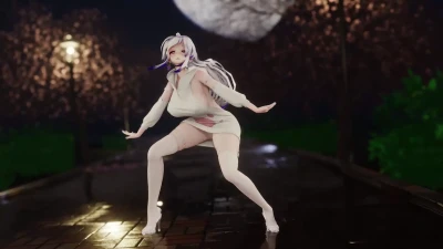 BLUE MOON【haku】演出 春风不知秋 – 精彩Blender 3D動畫